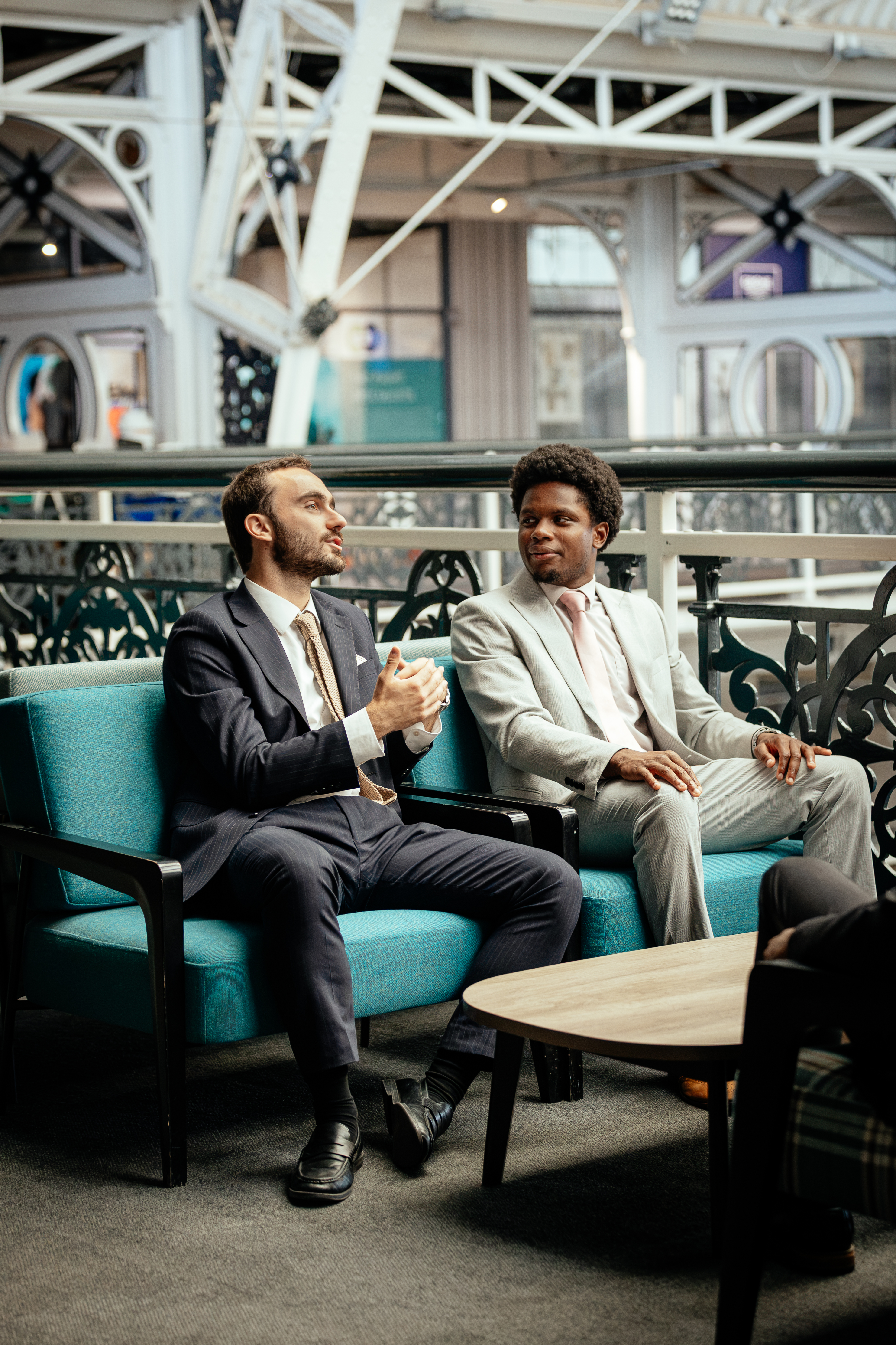 Brand representatives briefing before a face-to-face campaign